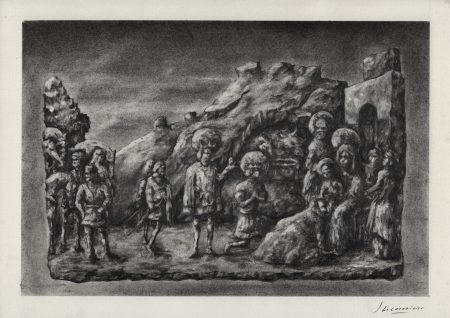 D'après L' Adoration des Mages de Giovanni di Paolo