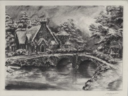 D'après Thomas kinkade