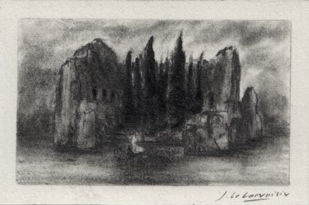 D'après L'Île des morts d' Arnold Böcklin